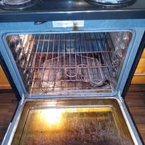 Oven after cleaning